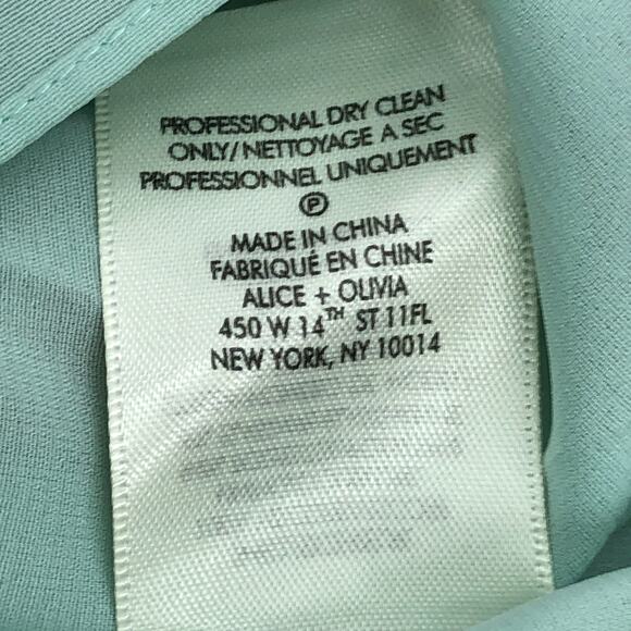 Alice + Olivia A+O Womens Size XS Top Annmarie Smocked High Neck Tank BRAND NEW - Picture 15 of 16